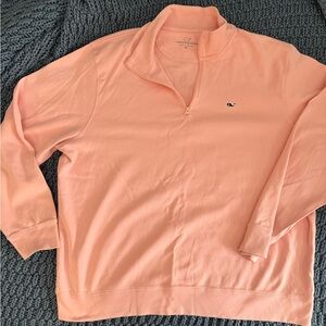 Vineyard Vines Coral Cotton Pullover